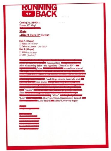 Mute- Direct Cuts II - Redux (Vinyl)-Track Cache