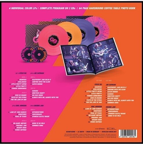 Joe Satriani- G3: 25th Anniversary Reunion Tour (Vinyl)-Track Cache