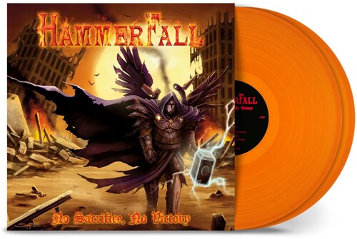 Hammerfall- No Sacrifice, No Victory - Orange Vinyl-Track Cache