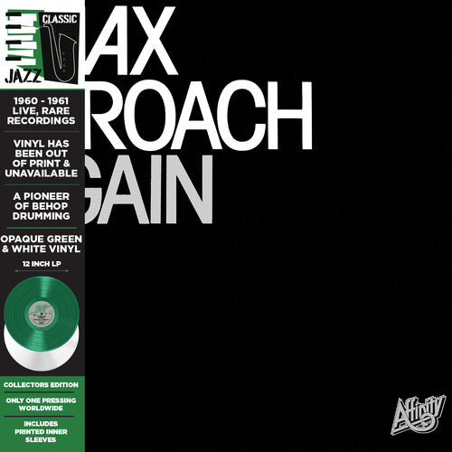 Max Roach- Again - Opaque Green & White (Vinyl)-Track Cache