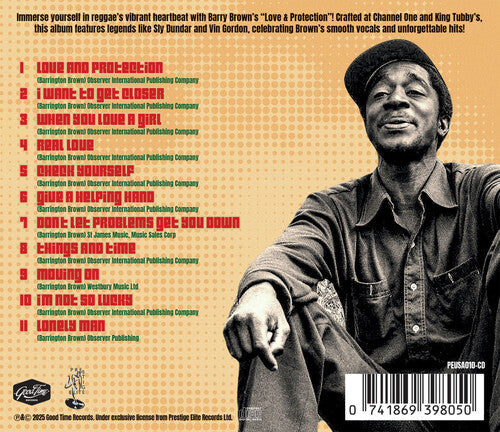 Barry Brown- Love & Protection (CD)-Track Cache