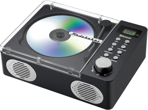 Studebaker SB3720B Retro CD Player with Bluetooth (Black)-Track Cache