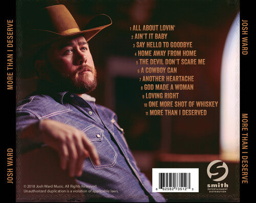 Josh Ward- More Than I Deserve (CD)-Track Cache