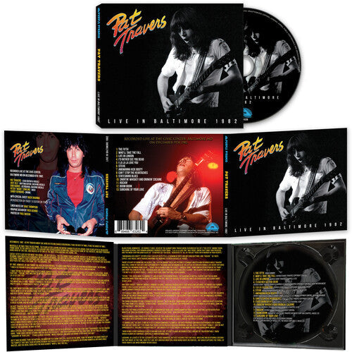 Pat Travers- LIVE IN BALTIMORE 1982 (CD)-Track Cache