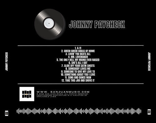 Johnny Paycheck- Johnny Paycheck's Collection of Hits (CD)-Track Cache