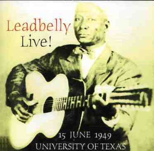 Lead Belly- Leadbelly Live (CD)-Track Cache