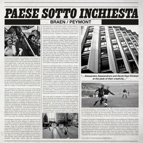 Paese Sotto Inchiesta (Vinyl)-Track Cache
