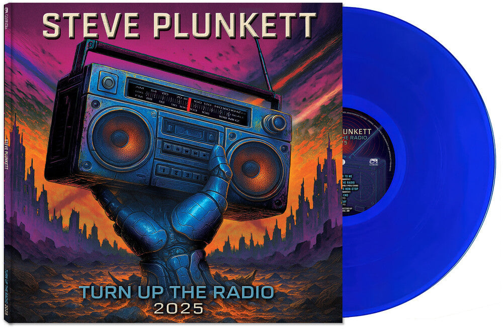 Steve Plunkett- Turn Up The Radio 2025 [Blue LP] (Vinyl)-Track Cache