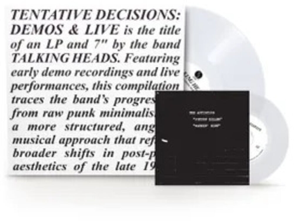 Talking Heads- Tentative Decisions: Demos & Live [RSD Black Friday 2025] (Vinyl)-Track Cache