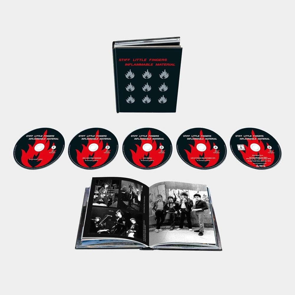 Stiff Little Fingers- Inflammable Material (W/Dvd) [Remastered] (CD)-Track Cache