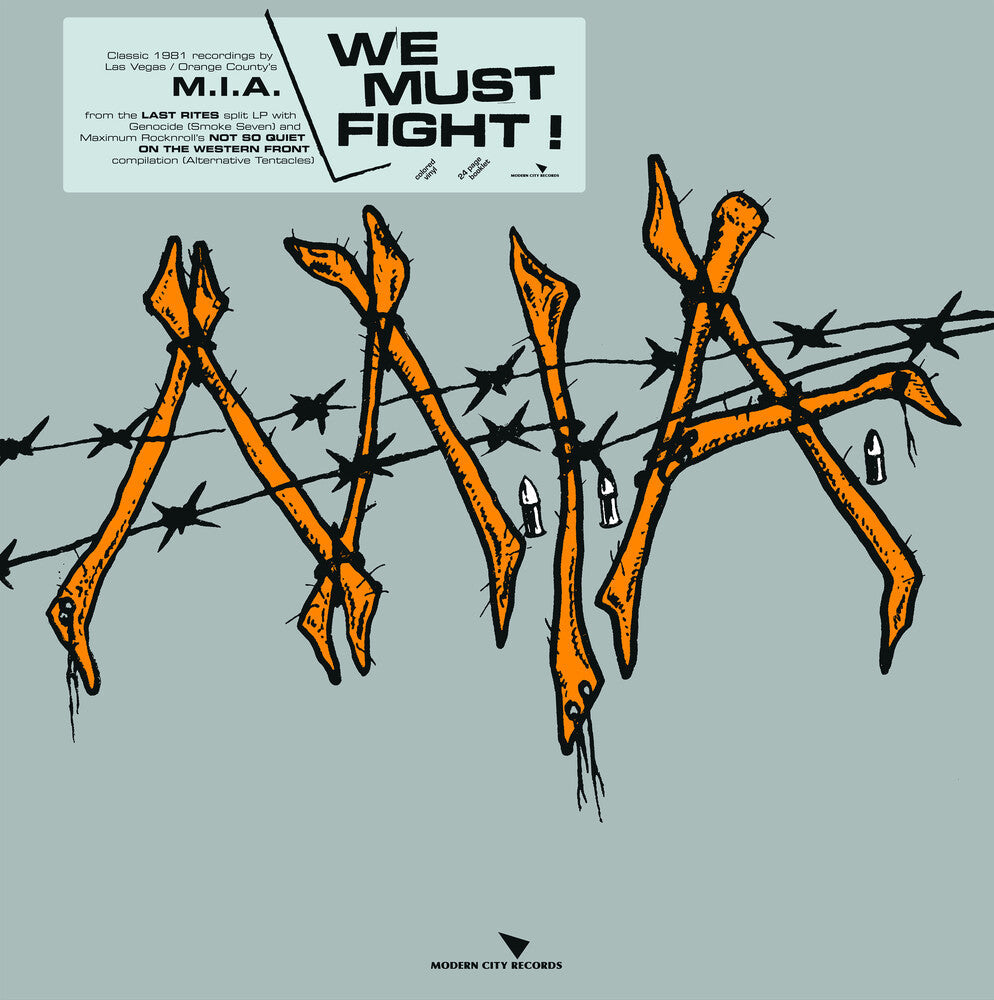 M.I.A.- We Must Fight - Hand-Screened Cover Version [Colored Vinyl]-Track Cache