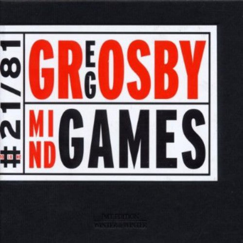 Greg Osby- Mindgames (CD)-Track Cache