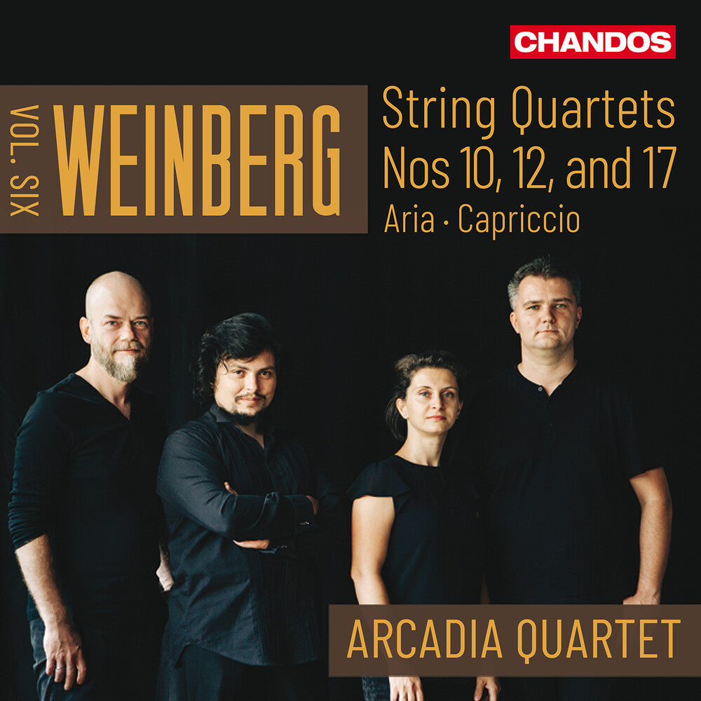 Arcadia Quartet- Weinberg: String Quartets Vol. 6 (CD)-Track Cache