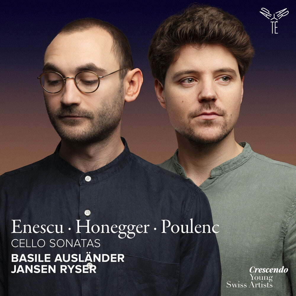 Basile Auslander / Ryser,Jansen- Enescu Honegger & Poulenc: Cello Sonatas (CD)-Track Cache