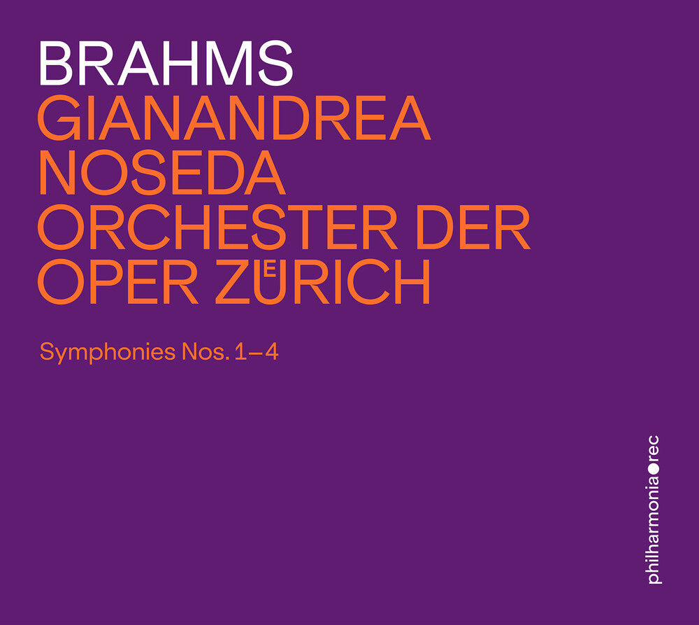 Orchester Der Oper Zurich- Johannes Brahms: Syms 1-4 (CD)-Track Cache