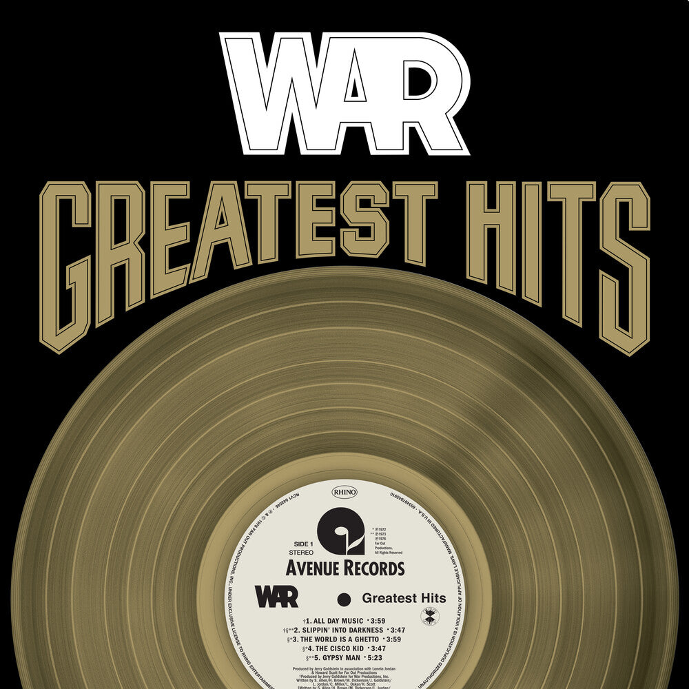 War- Greatest Hits (CD)-Track Cache