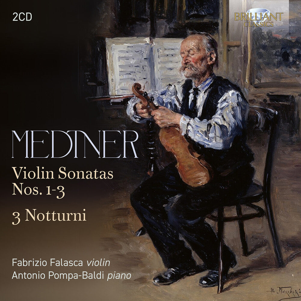 Fabrizio Falasca- Medtner: Vn Sons Nos. 1-3 3 Notturni (CD) (PREORDER)-Track Cache