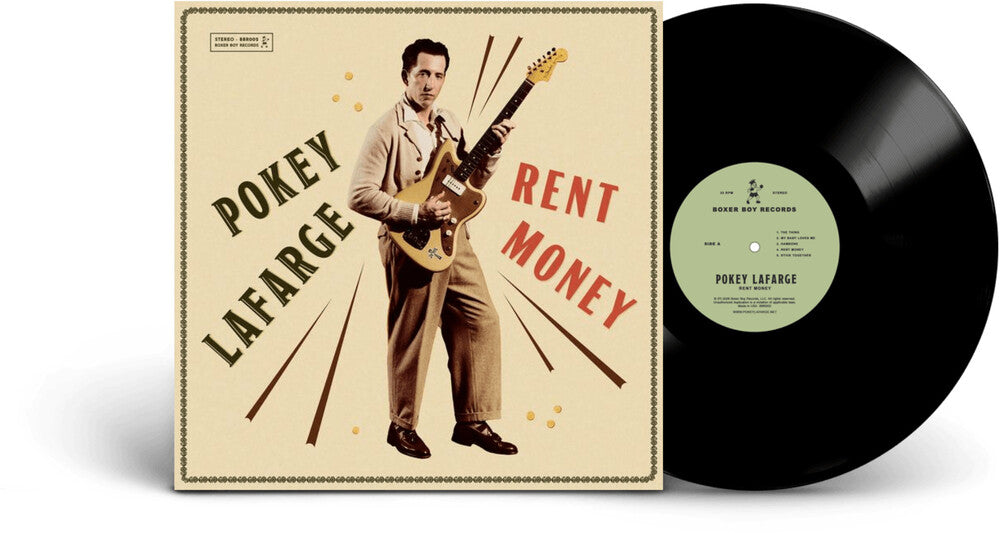 Pokey LaFarge- Rent Money (Vinyl) (PREORDER)-Track Cache