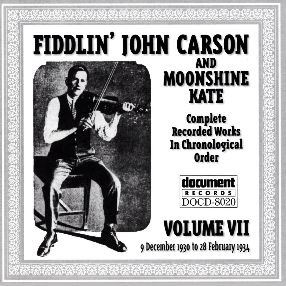 Fiddlin Carson John- Vol. 7-(1930-34) (CD)-Track Cache