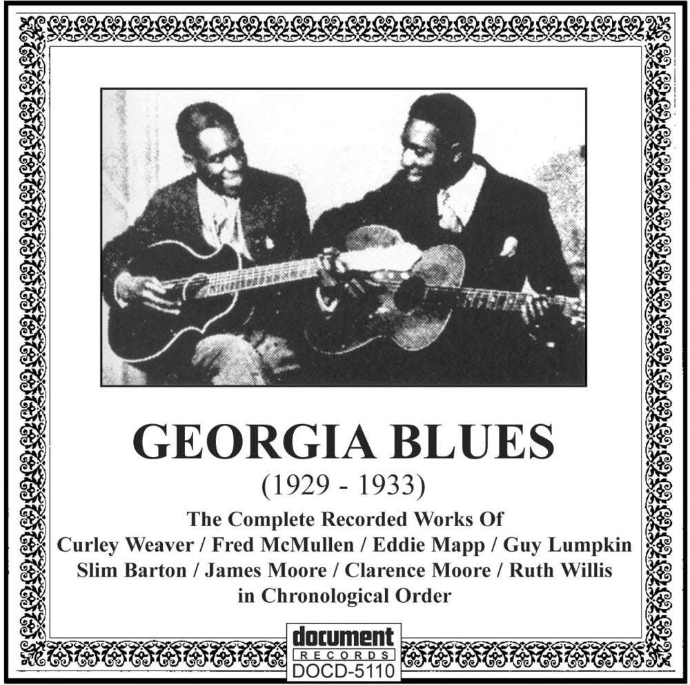 Barton / Mapp / McMullen / Weaver- Georgia Blues (1928-1933) (CD)-Track Cache