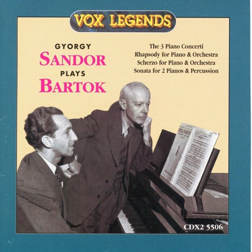 GyÃ¶rgy Sándor- Gyorgy Sandor Plays Bartok (CD)-Track Cache