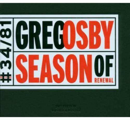 Greg Osby- Season of Renewal (CD)-Track Cache
