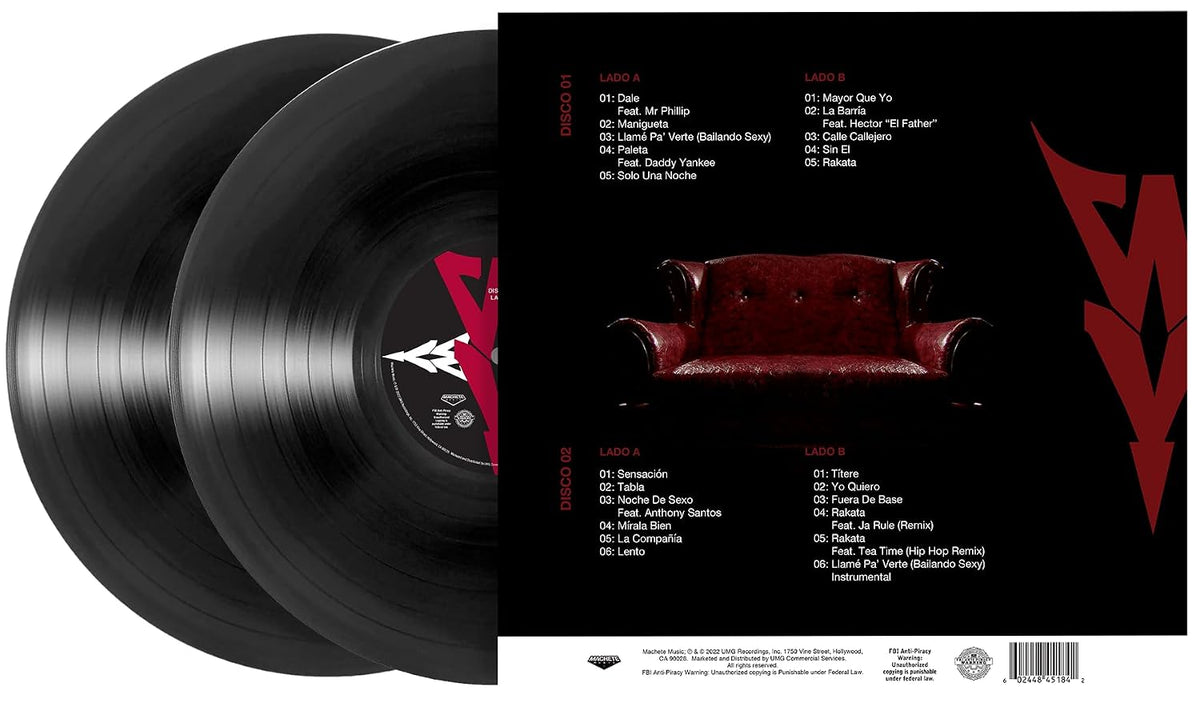 Wisin & Yandel-  Pa'l Mundo (2LP Black Vinyl)-Track Cache