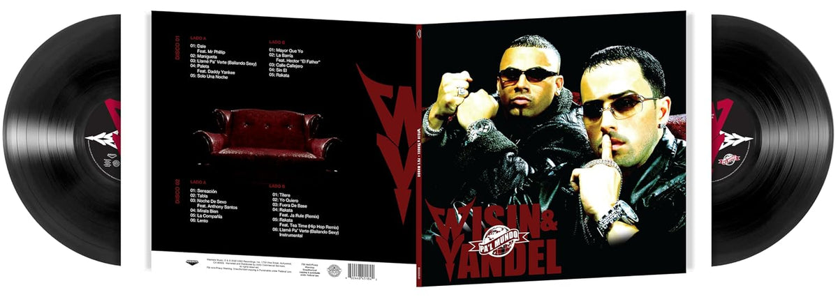 Wisin & Yandel-  Pa'l Mundo (2LP Black Vinyl)-Track Cache