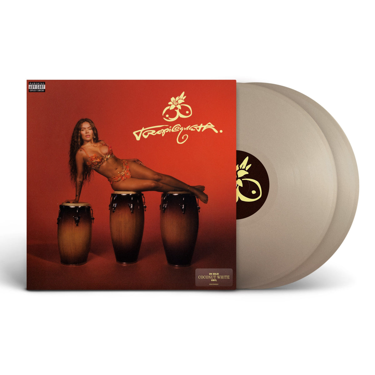 Karol G- Tropicoqueta (Indie Exclusive Coconut White 2LP) (Vinyl)-Track Cache