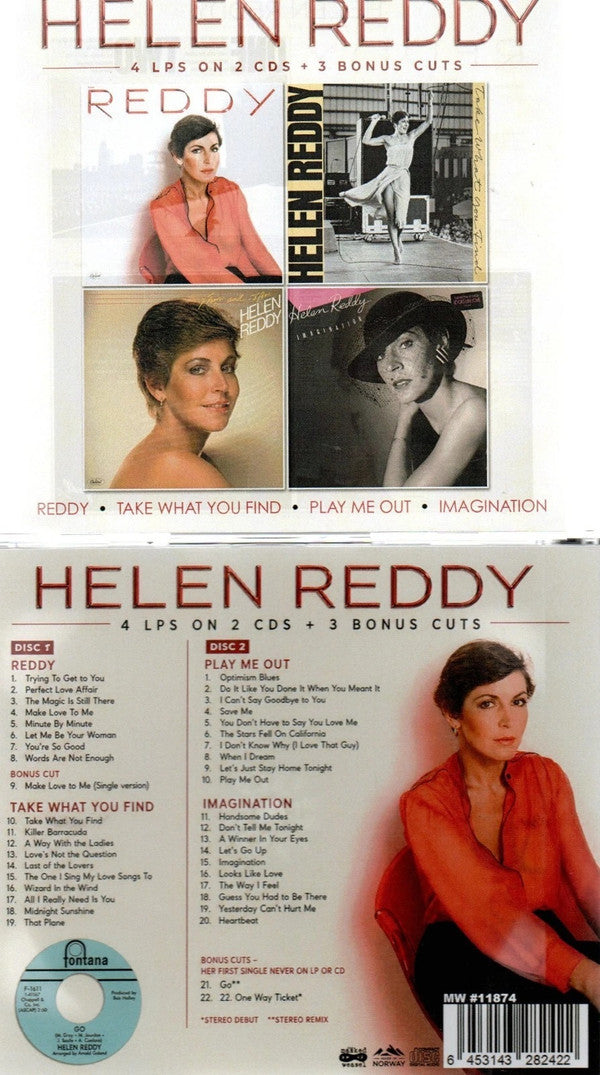 Helen Reddy- Helen Reddy (2cd)-Track Cache