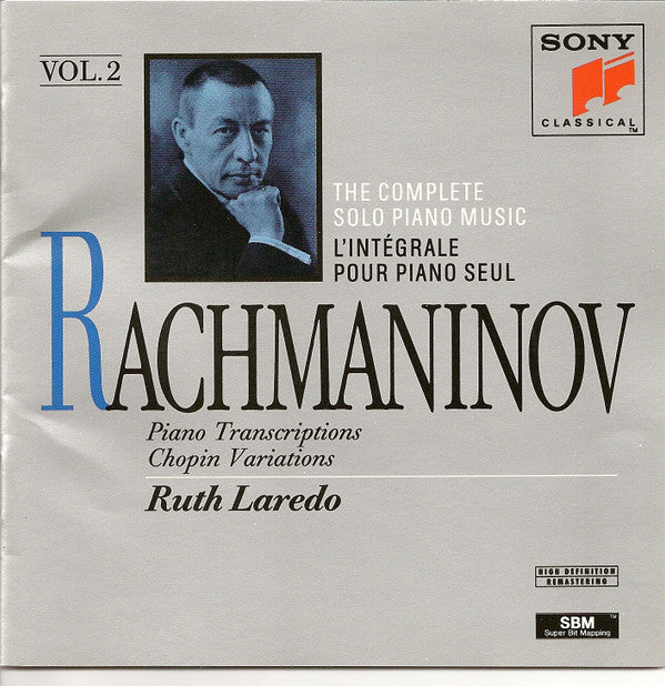 Rachmaninoff / Ruth Laredo- Solo Piano Music 2 (CD)-Track Cache