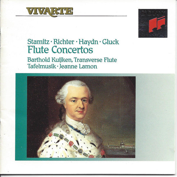 Barthold Kuijken  / Stamitz / Haydn / Gluck- Plays Flute Concertos (CD)-Track Cache