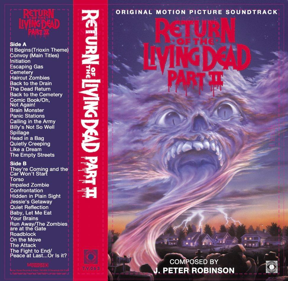 Return Of The Living Dead Part II Soundtrack (Purple Shell) (Cassette)-Track Cache