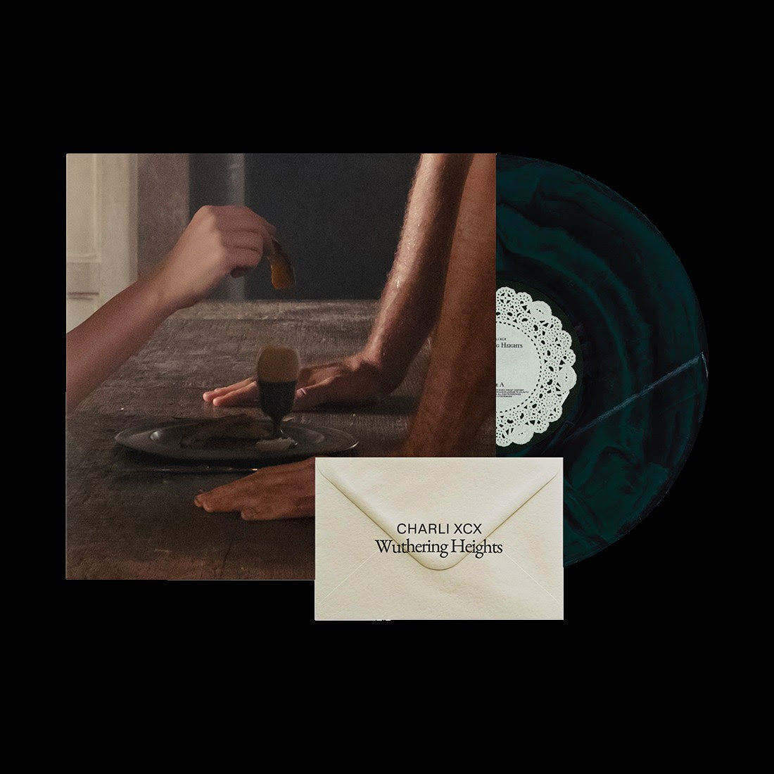 Charli XCX- Wuthering Heights (Galaxy Green/Black Vinyl)-Track Cache