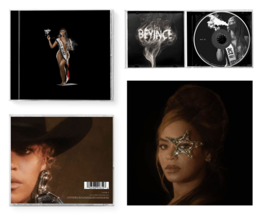 Beyonce- Cowboy Carter (Cowboy Hat Artwork) (CD)-Track Cache
