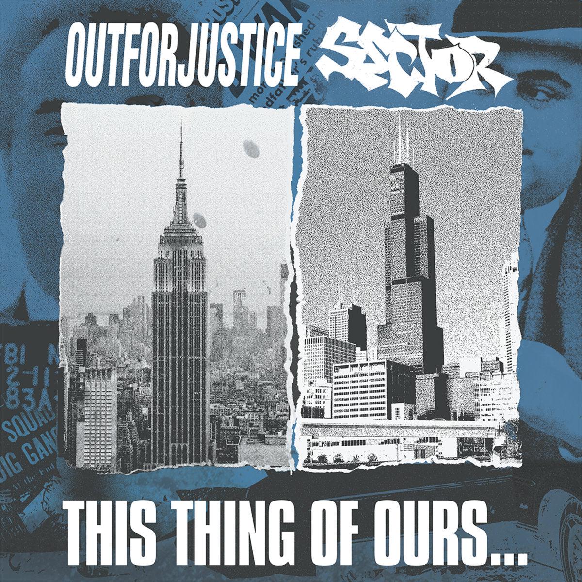 Out For Justice/Sector- This Thing Of Ours (Split)(DAZE Records) (CD)-Track Cache