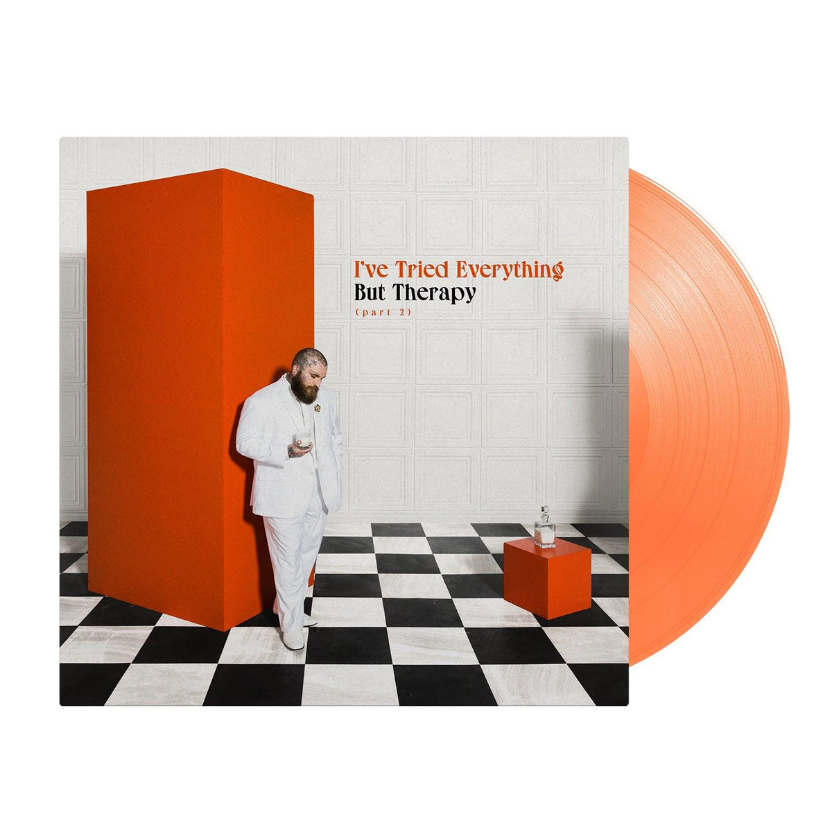 Teddy Swims- I've Tried Everything But Therapy (Part 2) (Solid Tangerine Vinyl)-Track Cache