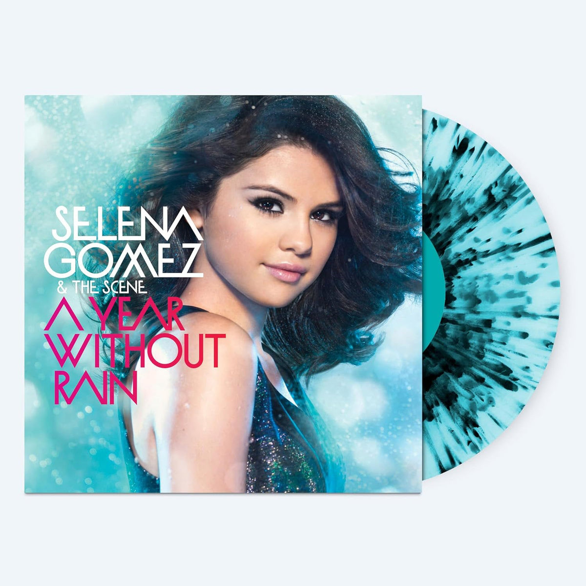 Selena Gomez & The Scene- Year Without Rain (Blue/Black Splatter Vinyl)-Track Cache